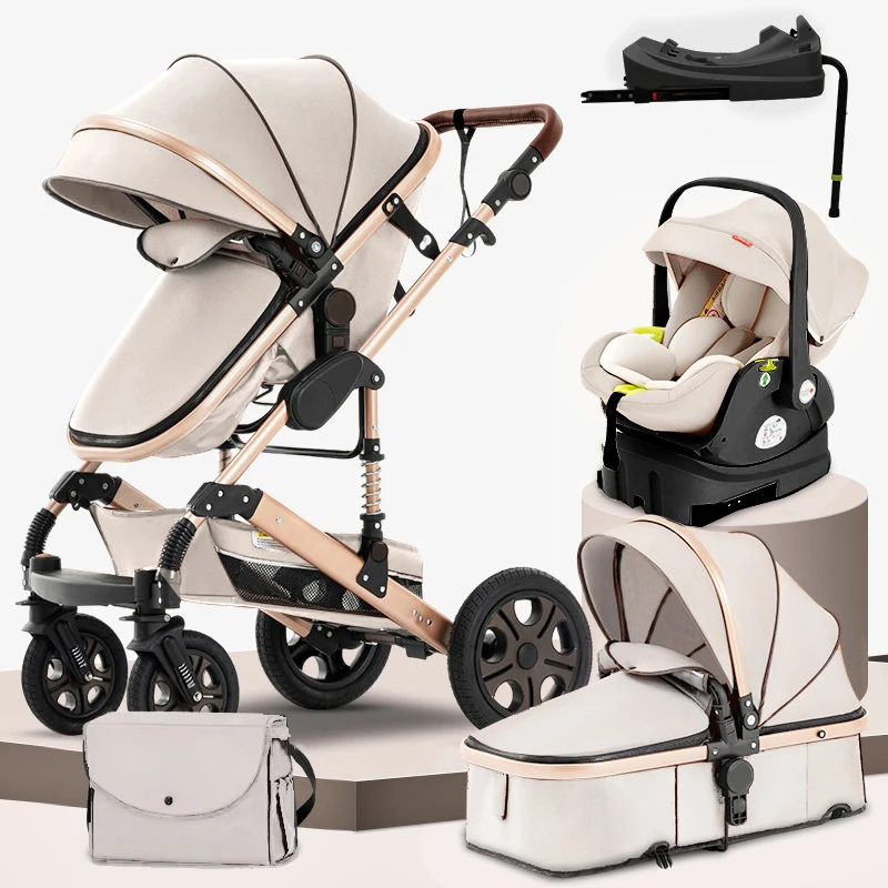 Foldable Newborn Pram Reversible Standard Stroller